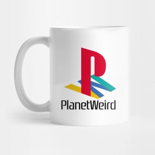 Planet Weird is now on Twitch! (black text) Mug
